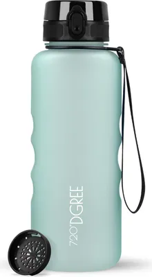 Produktbild von uberBottle softTouch Trinkflasche mit Sieb 1500ml / Spring Green/ 720DGREE