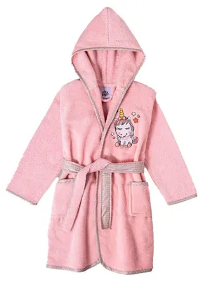 Image de Peignoir pour enfant Rosa, 100 % coton, taille : 2-4 ans,  OEKO-TEX®