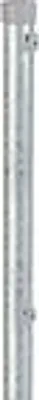 Produktbild von Alberts Zaunpfosten | feuerverzinkt | zum Einbetonieren | für Geflechthöhe 1250 mm | Länge 1750 mm | Zaunpfosten-Ø 42 mm