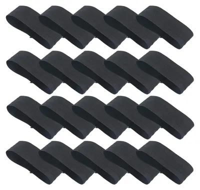 Productafbeelding van Rouwband zwart - Elastische armband - Set van 20 - Eenheidsmaat