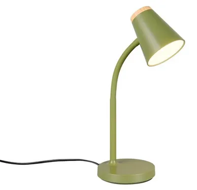 Immagine prodotto di LED, lampada da tavolo, plastica, verde, flessibile, H 36 cm