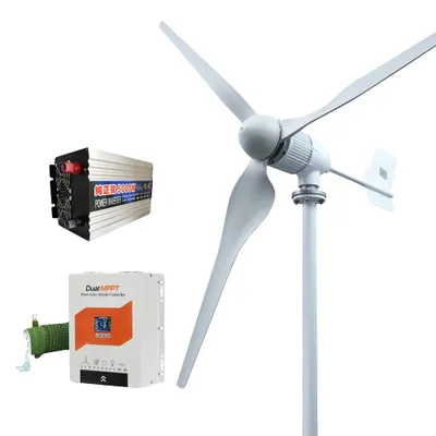 Produktbild von Windturbinengenerator, 6KW Leistungsausgang, geräuscharme Betriebsweise, Netzunabhängiges System-b, 6000W-d, 48V-b