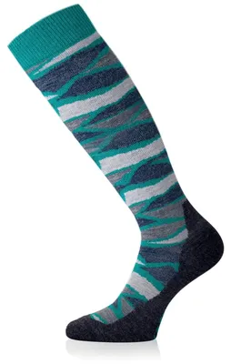 Obrázek produktu pro Lasting merino lyžařské podkolenky SLJ modré