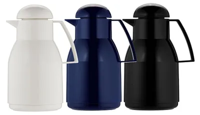 Produktbild von Isolierkanne Top 1l EUROHOME® – aus Kunststoff, 13,6x18,3x25,7cm – für heiße Rechner