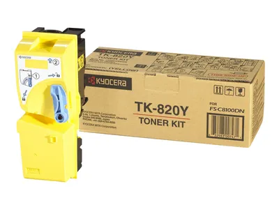 Produktbild von KYOCERA TK-820Y, 7000 Seiten, Gelb, 1 Stück(e)