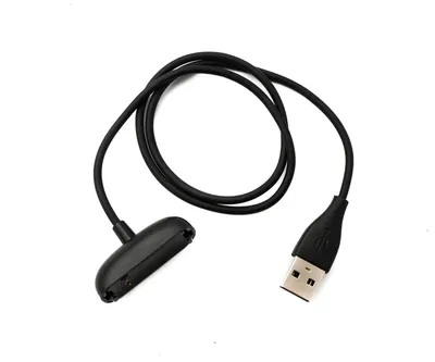 Obrázok produktu pre SYSTEM-S USB 2.0 kábel 50 cm nabíjací kábel pre Fitbit Inspire 3 Smartwach v čiernej farbe
