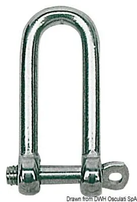 Produktbild von Langer Schäkel AISI 316 12 mm Osculati 08.323.12