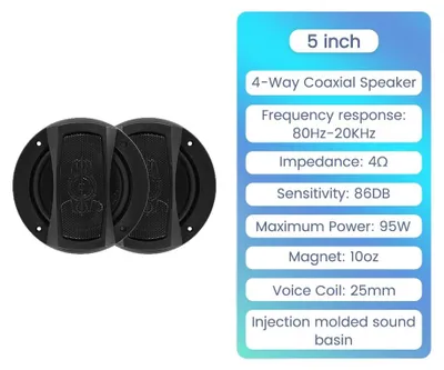 Immagine prodotto di Tromba per impianto audio auto, montaggio universale, emissione multitono, PT-L01-OM