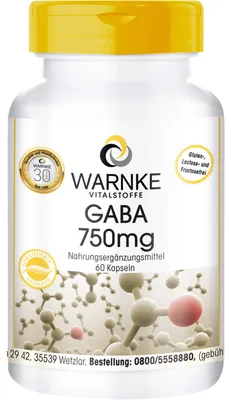 Zdjęcie produktu dla Gaba 750 mg kapsułki 60 kapsułek