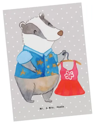 Produktbild von Mr. & Mrs. Panda Postkarte Modedesignerin Herz - Grau Pastell - Geschenk, Fotokarte, Ansichtskarte, Shoppen, Postkarten, Shopping, Fashion Designerin, Grußkarte