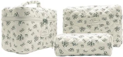 Image de Lot de 3 lingettes pour femmes, motif floral