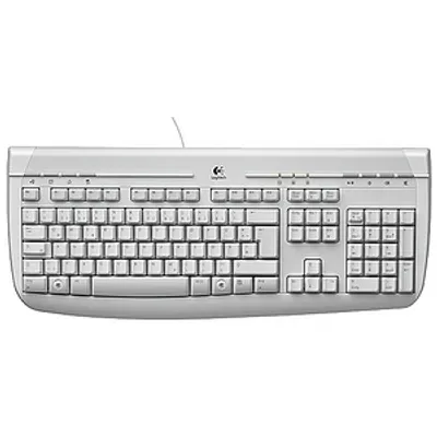 Produktbild von Logitech Internet 350 Keyboard, PS/2, 1.8 m, 494 x 202 x 37 mm, 950 g, Windows 2000, XP, Vista