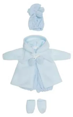 Produktbild von Asi Puppenkleidung Dufflecoat blau - Puppenjacke für Kinder
