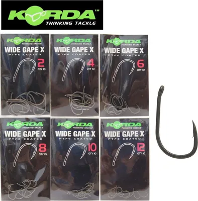Produktbild von Korda Wide Gape X Karpfenhaken, Größe:4