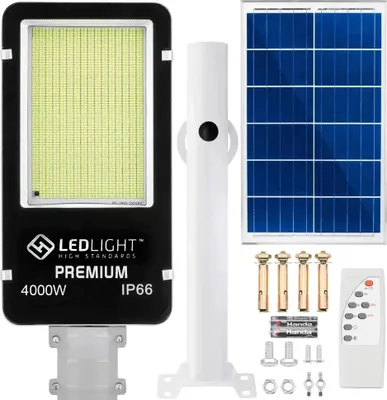 Produktbild von Gartenleuchte Solarleuchte Für Mast Stark 4000 W Strassenpanel
