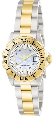 Obrázek produktu pro Hodinky Invicta Pro Diver, dámské, nerezová ocel, quartzový strojek, průměr pouzdra 30 mm