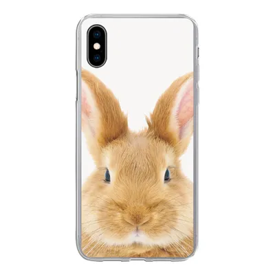 Produktbild von MuchoWow® Handyhülle Schutzhülle Hülle für iPhone Xs Kinder - Kaninchen - Kind - Mädchen - Jungen Silikon Softcase Handy Hülle - Handytasche