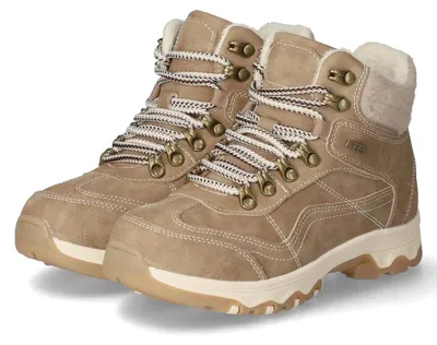 Produktbild von Jane Klain Damen Schnürboots Taupe Textil & Synthetik Größe: 39