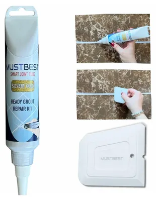 Obrázek produktu pro Rychleschnoucí malta na opravy dlaždic | 160 ml, zlatá