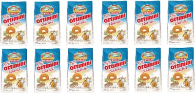 Produktbild von 12x Divella Ottimini Classici Shortbread Kekse mit frischen Eiern 400g Biscuits Cookies italienische Kekse