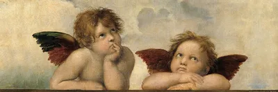 Produktbild von Rafael Art Print Obraz - Rafaelův anděl (Detail) (30 x 91 cm)