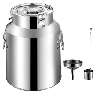 Produktbild von Milchkanne aus Edelstahl mit Silikondichtung und Deckel