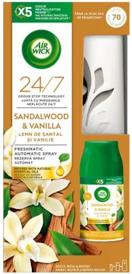 Imagen del producto de AIR WICK Freshmatic, aroma de vainilla y sándalo, 250 ml
