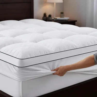 Obrázek produktu pro Matracový topper 160x200 cm, 1000 g/m², ultra měkký, prémiová kvalita