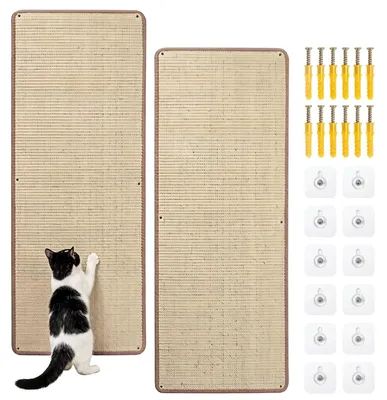 Produktbild von Krabmat für Katzen 2 Stück - Sisal Möbel Schutz