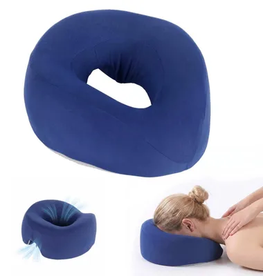 Immagine prodotto di Cuscino per il viso a forma di U in memory foam per massaggi