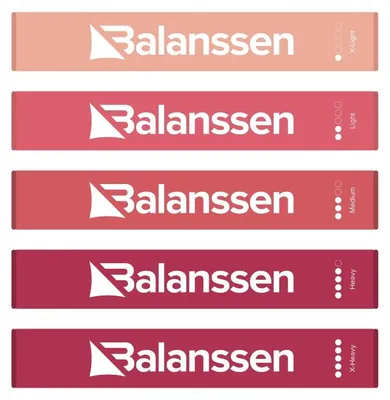 Produktbild von Balanssen LOOPpink Set 5 Trainingsbänder für Fitness