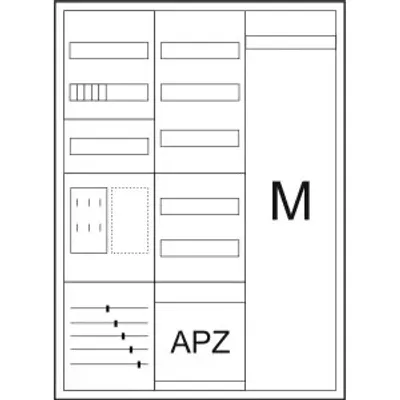 Produktbild von Eaton Zähler-Komplettschrank für eHZ, ohne Bestückung 193724