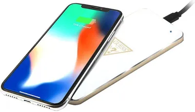 Obrázok produktu pre Bezdrtov nabjacia stanica Guess 5 W, 1 A (biela)