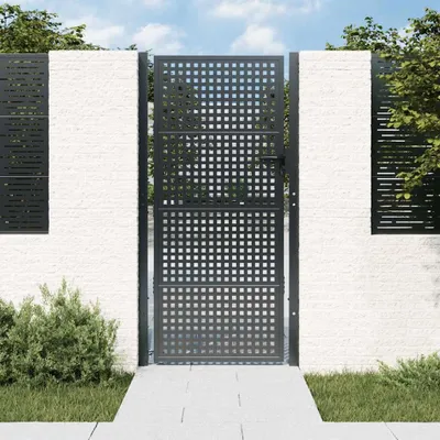 Produktbild von Gartentor Anthrazit 105x225 cm Stahl