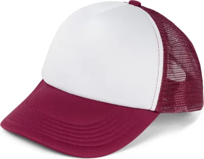 Produktbild von styleBREAKER Uni 5-Panel Trucker Cap mit Mesh-Einsatz | verstellbares Basecap mit Click Snap Verschluss | luftiges Netz Cap für Damen und Herren