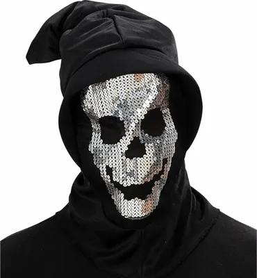 Produktbild von Totenkopfmaske mit Pailetten WIDMANN S.R.L.