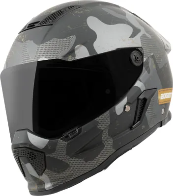 Produktbild von Bogotto Rapto Camo Helm, schwarz matt/grau, L