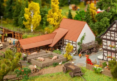 Produktbild von Faller 232371 - 1/160 / N Landwirtschaftliches Gebäude - Neu