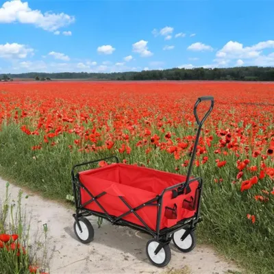 Image de Chariot pliant HIROTO - rouge