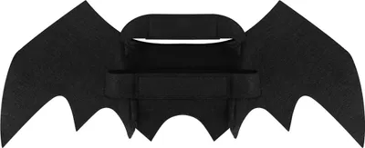 Produktbild von Halloween Haustier Fledermausflügel Kostüm aus Filz, 45x16 cm, schwarz für Partys & Deko