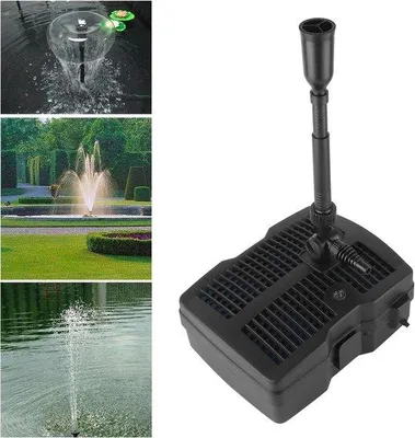 Produktbild von Famanu 4-in-1 Teichpumpe mit Filter und UV-Sterilisationslampe - 1000 l/h