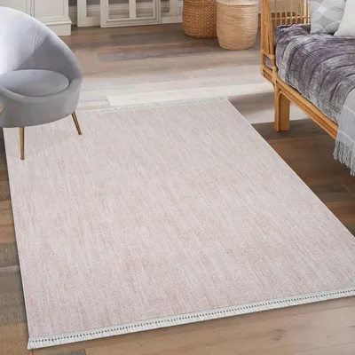 Produktbild von Teppich Kurzflor Klassiko 57, Farbe:Pink, Größen:160 x 230 cm