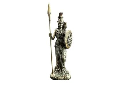 Produktbild von Athene Figur Veronese Göttin der Weisheit Bronzeoptik Skulptur Griechische Mythologie Geschenk WU78101A4