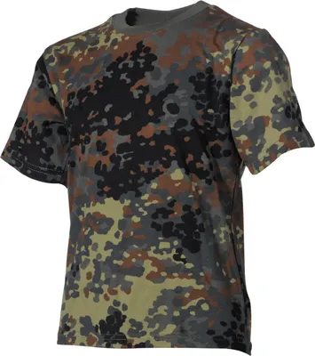Produktbild von Kinder T-Shirt, flecktarn, halbarm, 170 g/m² 122/128