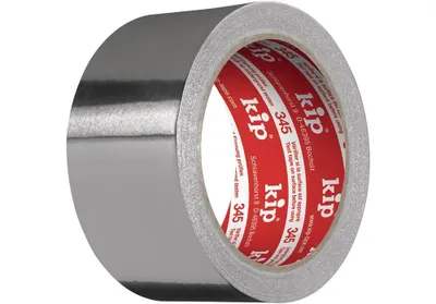Zdjęcie produktu dla Kip aluminiowa taśma samoprzylepna DIN 4102 B1 długość 50m szerokość 50mm folia aluminiowa