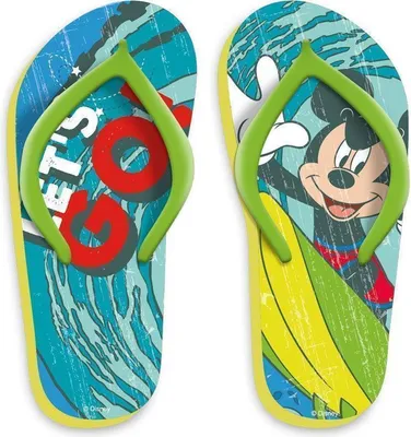 Produktbild von Kinder Badeschuhe Mickey Mouse | Disney Flip-Flops Zehentrenner 25/26