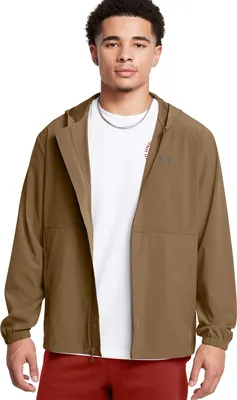 Produktbild von Under Armour Vibe Woven Windjacke Braun L Mann Braun L