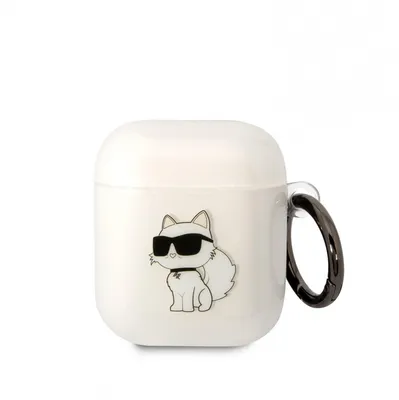 Obrázek produktu pro Pouzdro Karl Lagerfeld Ikonik Choupette pro Airpods 1/2 - průhledné