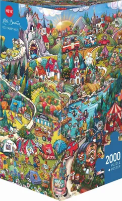 Zdjęcie produktu dla HEYE Puzzle Go camping! 2000 Teile