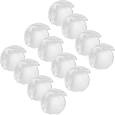 Produktbild von com-four® 12x Eckenschutz, Kantenschutz für Tisch, Stuhl, Regal - Kindersicherung Stoßschutz aus Silikon, Schutz für Babys und Kleinkinder, transparent - selbstklebend